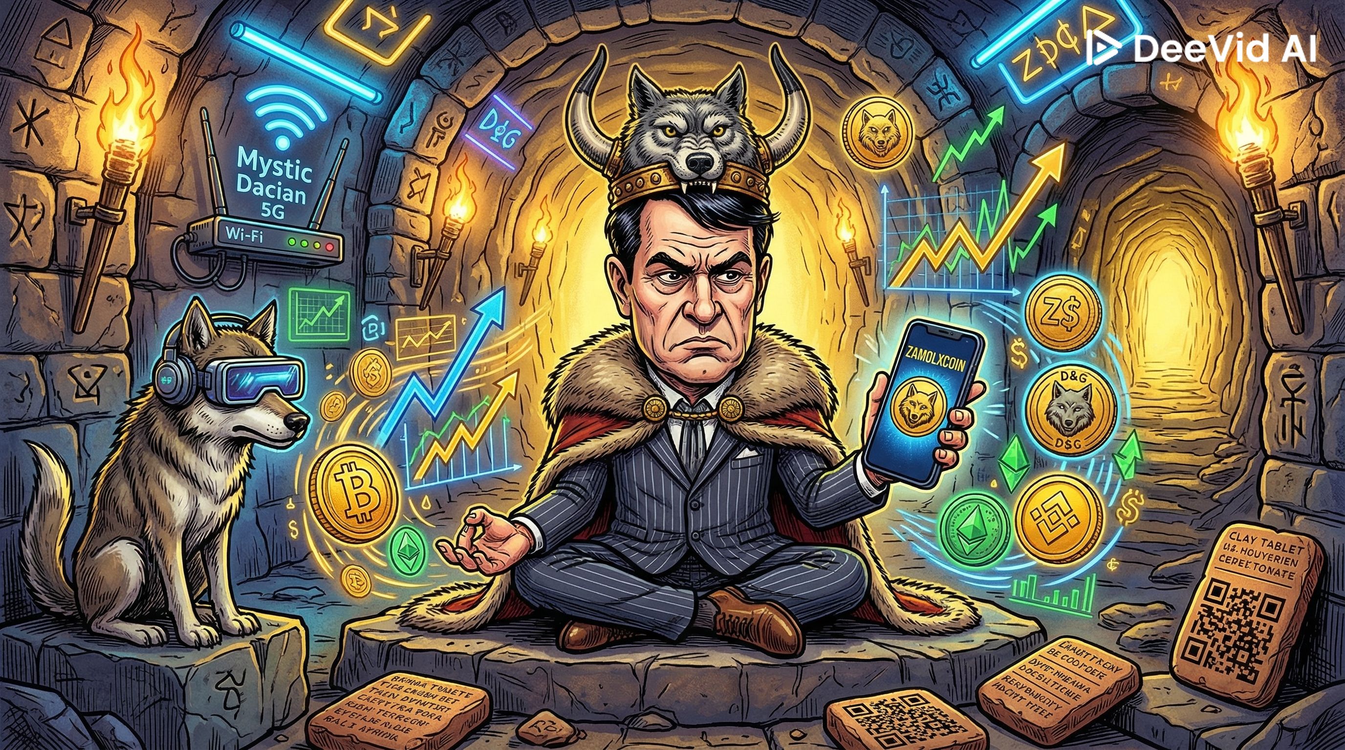 ZamolxCoin – Georgescu lanseaza criptomoneda Geto-Dacă a viitorului