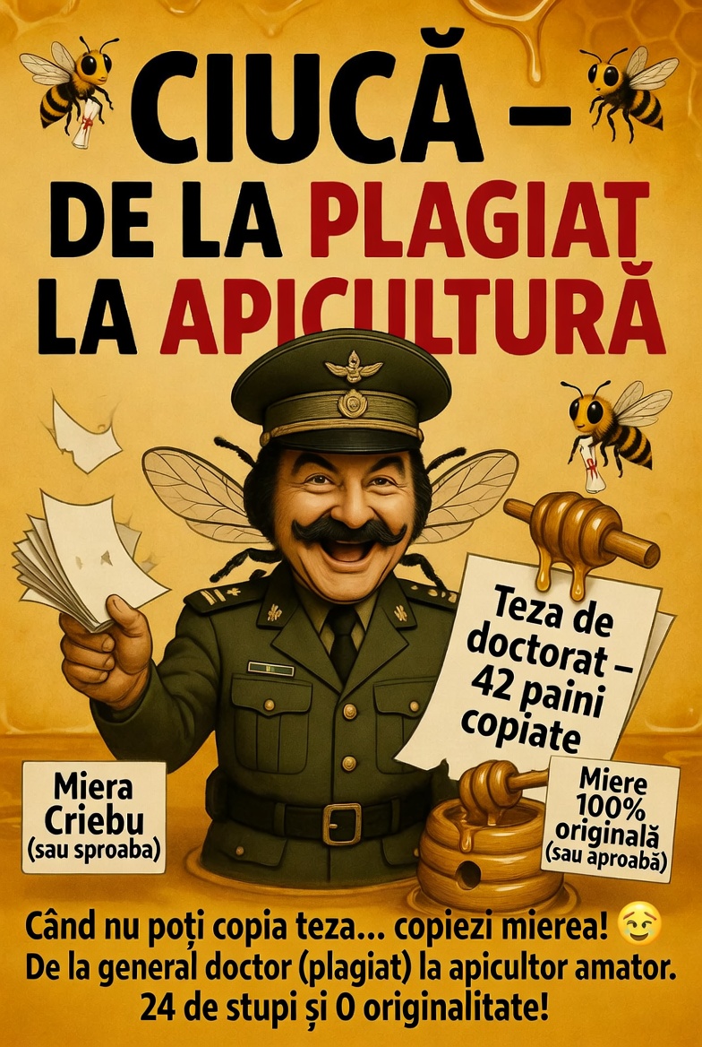 Ciucă, de la Plagiat la Apicultură