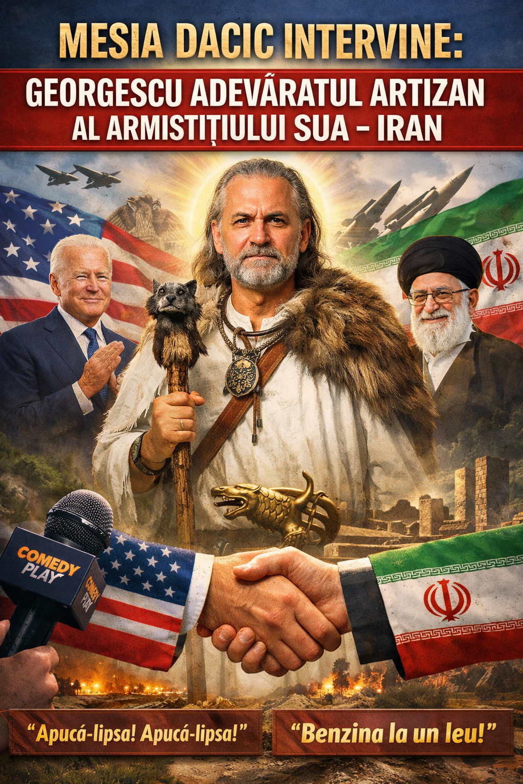 Mesia dacic intervine: Georgescu adevaratul artizan al armistițiului SUA – Iran. 