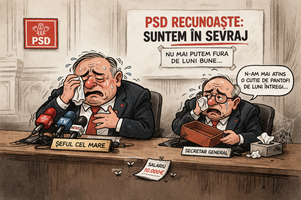 PSD recunoaște: „Suntem în sevraj. Nu mai putem fura de luni bune”