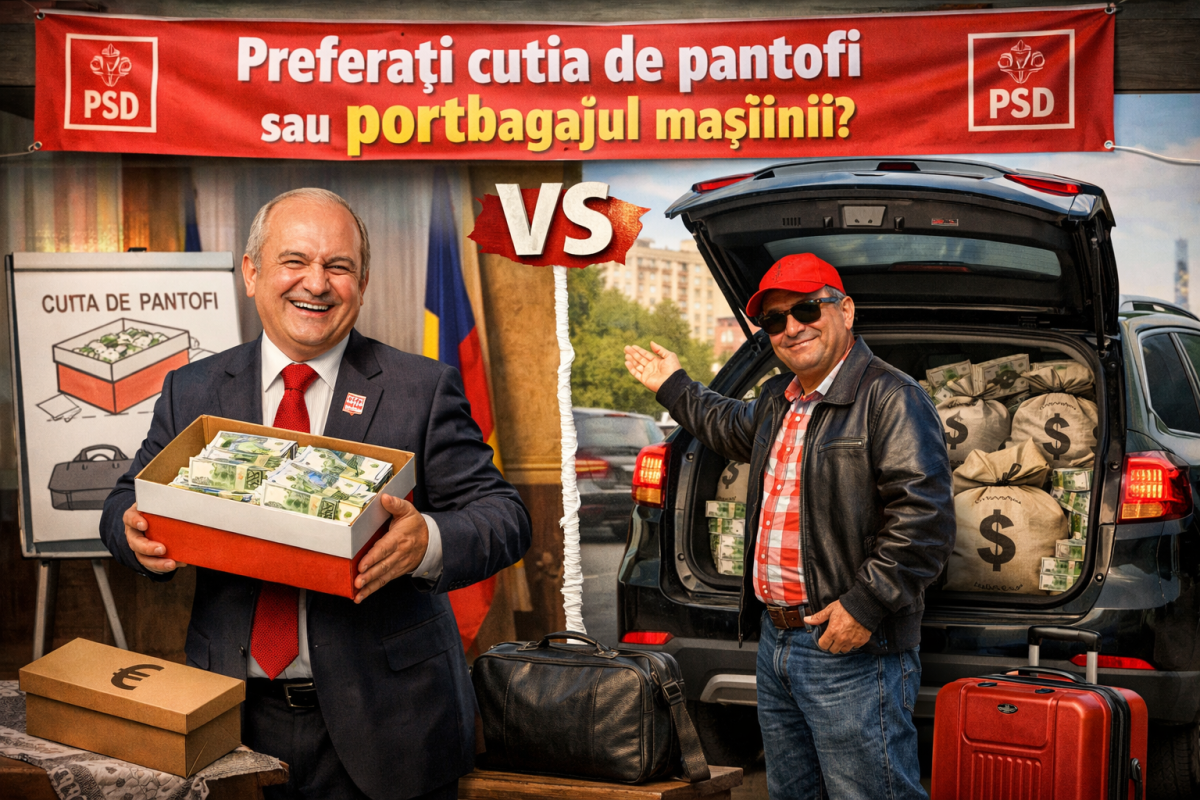 PSD a decis întrebarea pentru momentul adevărului: preferați cutiile de pantofi sau portbagajul mașinii?